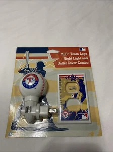 MLB Texas Rangers Night Light & Outlet Cover Combo - Picture 1 of 4