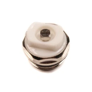 Radiator Directional Air Vent Bleeder Chrome 1/2" BSP 18.63mm Diameter - Picture 1 of 2