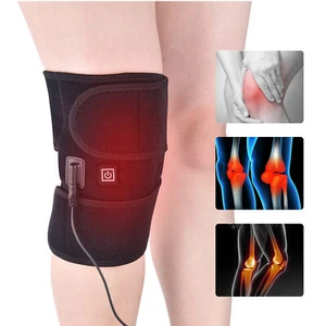 Knee Heating Pad USB Heated Knee Sleeve 3 Heat Levels Knee Wrap Brace Therapy - Picture 1 of 12