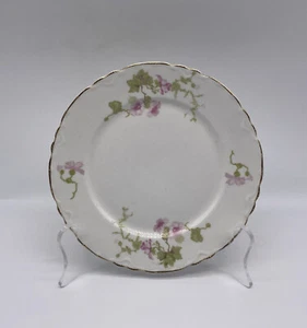 Vintage Pope Gosser Pink Floral Pattern Bread Plate POP36 - Picture 1 of 6