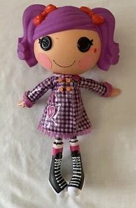 2009 LALALOOPSY 13" DOLL PEANUT BIG TOP/BEA SPELLS A LOT SHOES & PLAID RAINCOAT - Picture 1 of 4
