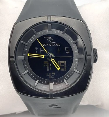 Rip Curl Watch A2780 Havok Core Surf Black Digital Analog Missing Buckle - image 1 of 4