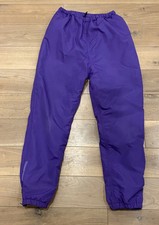 Vintage LL Bean Youth Snow Pants Size Kids L Purple
