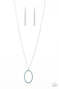 Paparazzi - A Dazzling Distraction Necklace - Dazzle On Demand 'Blue Set" - Picture 1 of 5