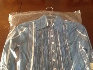 Shirt Marcelo Soltan Blue Amazing Size S New With Tag Must - Picture 1 of 8