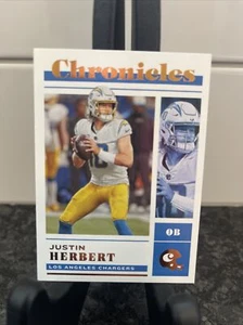 Juego base paralela de bronce 2022 Chronicles Justin Herbert #14 - Imagen 1 de 2