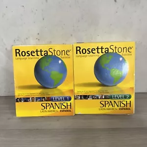 Rosetta Stone Spanish (Latin America) Levels 1 And 2 Open Box Learning Español - Picture 1 of 12