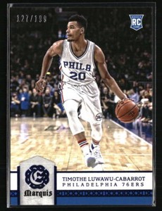 Timothe Luwawu-Cabarrot 2016 Panini Excalibur /199 #138 RC Basketball Card