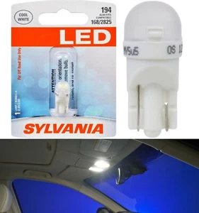 Lámpara de reemplazo de luz LED Sylvania 194 T10 blanca 6000K bombilla interior escalonada puerta - Imagen 1 de 12