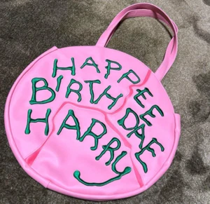 Harry Potter × gâteau d'anniversaire à clapet grand sac fourre-tout rond sac fourre-tout épaule rose - Photo 1/11