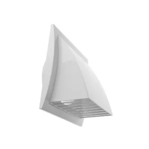 5'' Inch Exhaust Hood Vent with Rain Cover White Indoor and Outdoor Air Vent ... - Picture 1 of 7