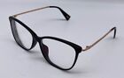 Marc Jacobs black plastic frame glasses with twisted rose gold temple