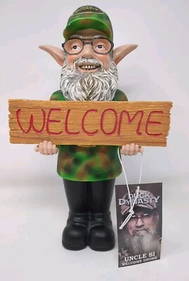 Nomo de césped Duck Dynasty Uncle Si 12 pulgadas de alto Foto 1 de 4