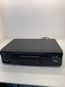 Sharp VCR Model: VC-H813, VHS Player-4 Head-Tested, Works - Picture 1 of 5