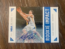 Klay Thompson 2011-12 Panini NBA Hoops Rookie Impact Certified Auto RC Warriors