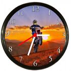 Dirt Bike Motocross Wall Clock