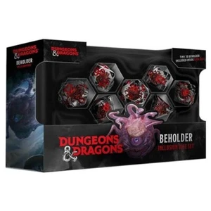 JUEGO DE DADOS INCLUSIÓN BEHOLDER D&D Fanroll/Juegos de dados metálicos LIC10952 - Imagen 1 de 3