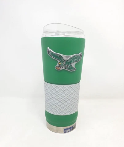 Philadelphia Eagles Football NFL 18 oz Vacuum Insulated Stainless Steel Tumbler Cover