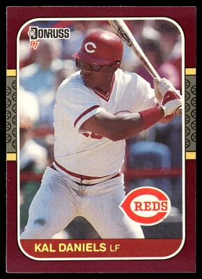 Kal Daniels 1987 Donruss Opening Day #192 Cincinnati Reds - Image 1 of 2