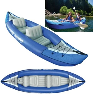 Aquaglide Schlauchboot Aufblasbares Kajak Yakima Kanu,L323cm x 79cm L B Luftboot - Bild 1 von 7