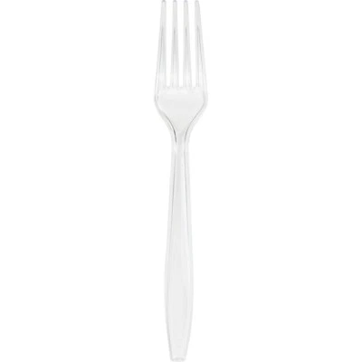 Clear Cutlery Forks Premium 24CT - Image 1 of 2