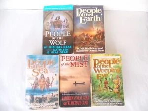 5 W MICHAEL KATHLEEN ONEAL GEAR # PB FIRST NORTH AMERICANS PEOPLE OF MIST WOLF - Picture 1 of 3