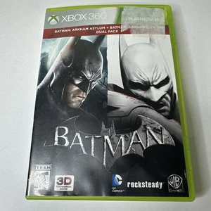Batman Arkham Asylum + Batman Arkham City Dual Pack Xbox 360 - Imagen 1 de 8
