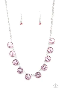 Collar Paparazzi Mystical Majesty Rosa Nuevo con Etiquetas - Imagen 1 de 2