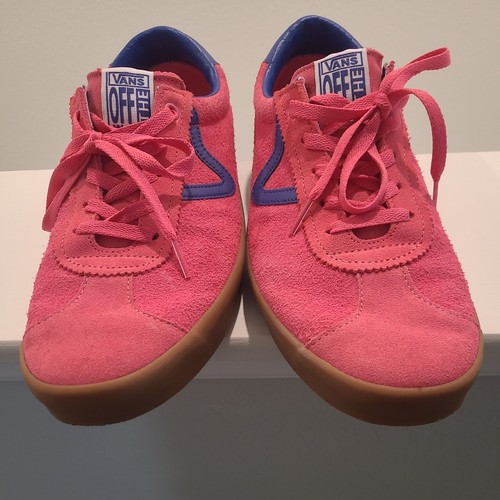 Scarpe da skate basse sportive Vans Bambino caprifoglio rosa viola donna 10