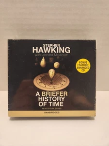 A Briefer History of Time Stephen Hawking 2005 Brand New Audio 4-CD Box Set - Picture 1 of 3