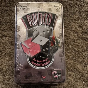 Cardinal Games Deluxe BUNCO Game In Pink COLLECTORS TIN BOX SEALED Breast Cancer - Picture 1 of 2