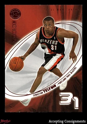 2004-05 E-XL #87 Sebastian Telfair RC ROOKIE BLAZERS 206/399 - Image 1 of 2