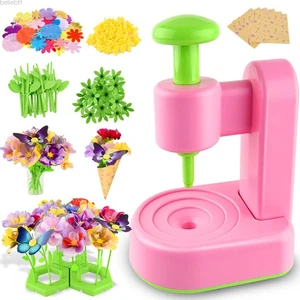 Fabric Flower Bouquets Toys, DIY Craft Kits Toys for Kids Educational Activity - Picture 1 of 8