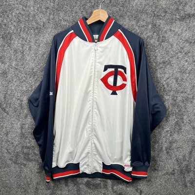 Chaqueta Minnesota Twins para hombre talla XL chaqueta de pista puntadas MLB Foto 1 de 4