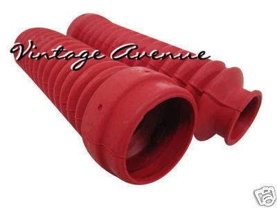 YAMAHA YZ100 IT125 MX175 1977 1978 1979 1980 77 78 79 80 HORQUILLA DELANTERA MALETERO ROJO Foto 1 de 1