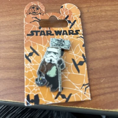 2015 Disney Pin Star Wars Halloween Ewok with Stromtrooper Helmet Trick or Treat - Image 1 of 3