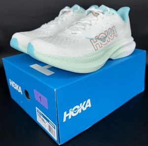 Hoka One One Mujer Mach 6 1147810 FTRS Blanco Zapatos para Correr Tenis Talla 11 B - Imagen 1 de 14