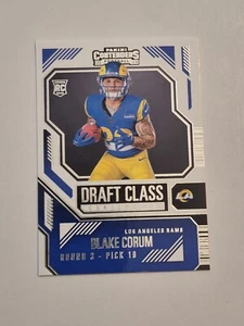 2024 Panini Contenders Blake Corum Rookie Draft Class  #21 Rams RC - Picture 1 of 2