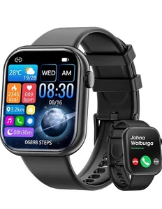 Montre connectée pour homme et femme, appel Bluetooth… | pour Android et iOS - Photo 1/8