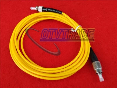 ONE 3M ST-FC Singlemode Simplex 9/125 Fiber Optic Cable NEW - Image 1 of 4