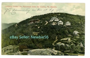 Beacon NY - CABAÑAS HACIA EL MONUMENTO DEL CASINO-MONTE BEACON - Postal MT - Imagen 1 de 2