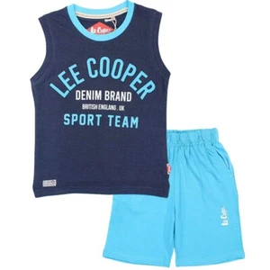 Conjunto Niño Lee Cooper N°7. Color Azul. Para Niños De 4 A 14 Años. - Imagen 1 de 10