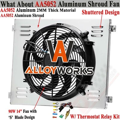 Ventilador eléctrico cubierta de aluminio para Dodge Dart 1968-1973 Plymouth Duster 1970-1973 Foto 1 de 4