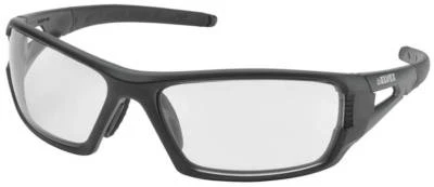 Delta Plus Rimfire Safety Glasses Matte Black Frame Clear Anti-Fog Lenses Z87+