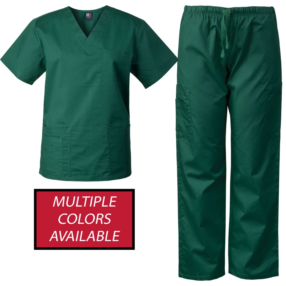 Medgear Scrubs for Men and Women Scrubs Set Medical Uniform Scrubs Top and Pants - Image 1 of 3
