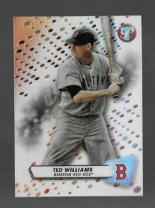 TED WILLIAMS 2023 TOPPS PRISTINE BASEBALL REFRACTOR #126 BOSTON RED SOX LEGEND - Picture 1 of 2