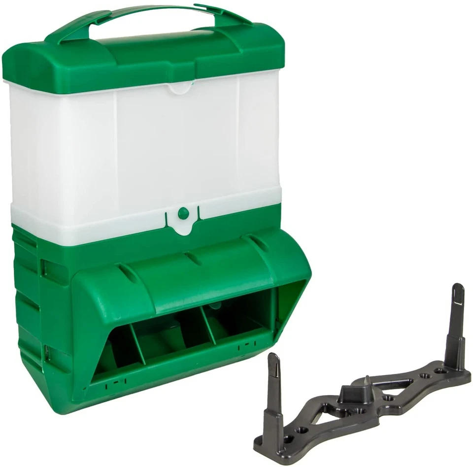 Geflügelfutterautomat Futterspender Geflügel verzinkt für Hühner 10kg - 20kg - Bild 1 von 4