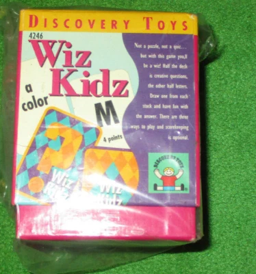 Discovery Toys Wiz Kids Quick Thinking Family Card Game 3 Ways to Play Ages 7+ - Image 1 of 3