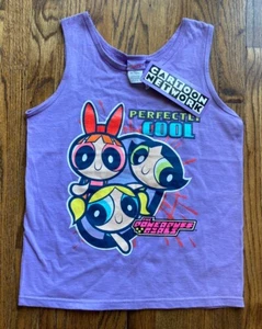 Vintage Deadstock Powerpuff Girls Tank Top Shirt Youth XL Cartoon Network NOS - Picture 1 of 8