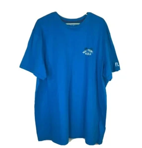 Mens XXL Walt Disney World 2017 Blue Palm Tree Graphic T-shirt Tee - Picture 1 of 7